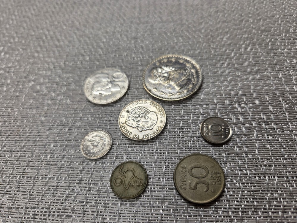 Silver Foreign Seven Coin Lot