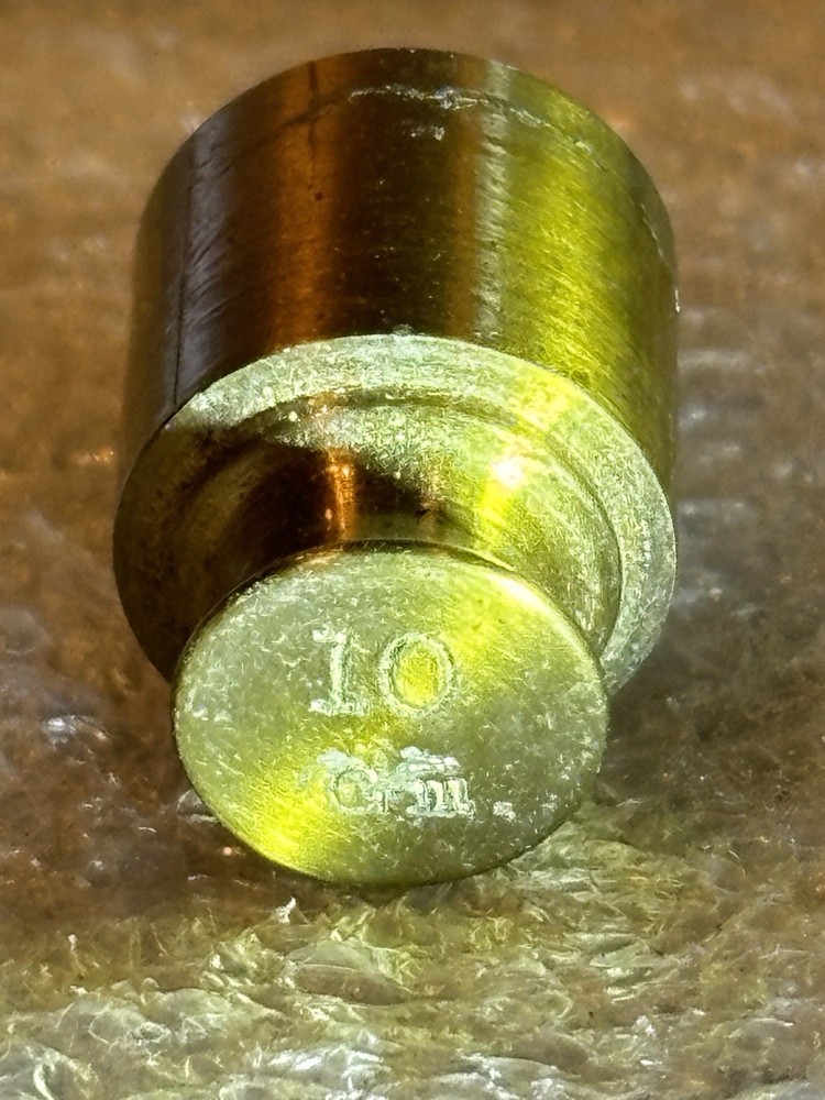 10g Replacement Brass Scale Weight Vintage #1