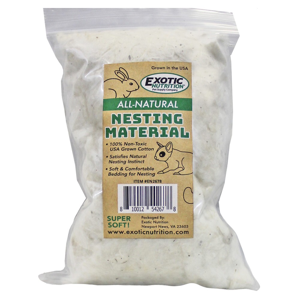 All-Natural Nesting Material 1.5 oz. - Sugar Glider, Squirrel, Rabbit, Hamster