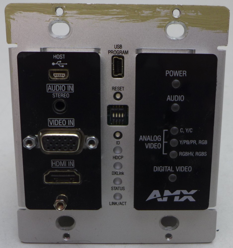 AMX DX-TX-DWP-BL FG1010-325-BL DX Link Multi Format Wallplate Transmitter #2