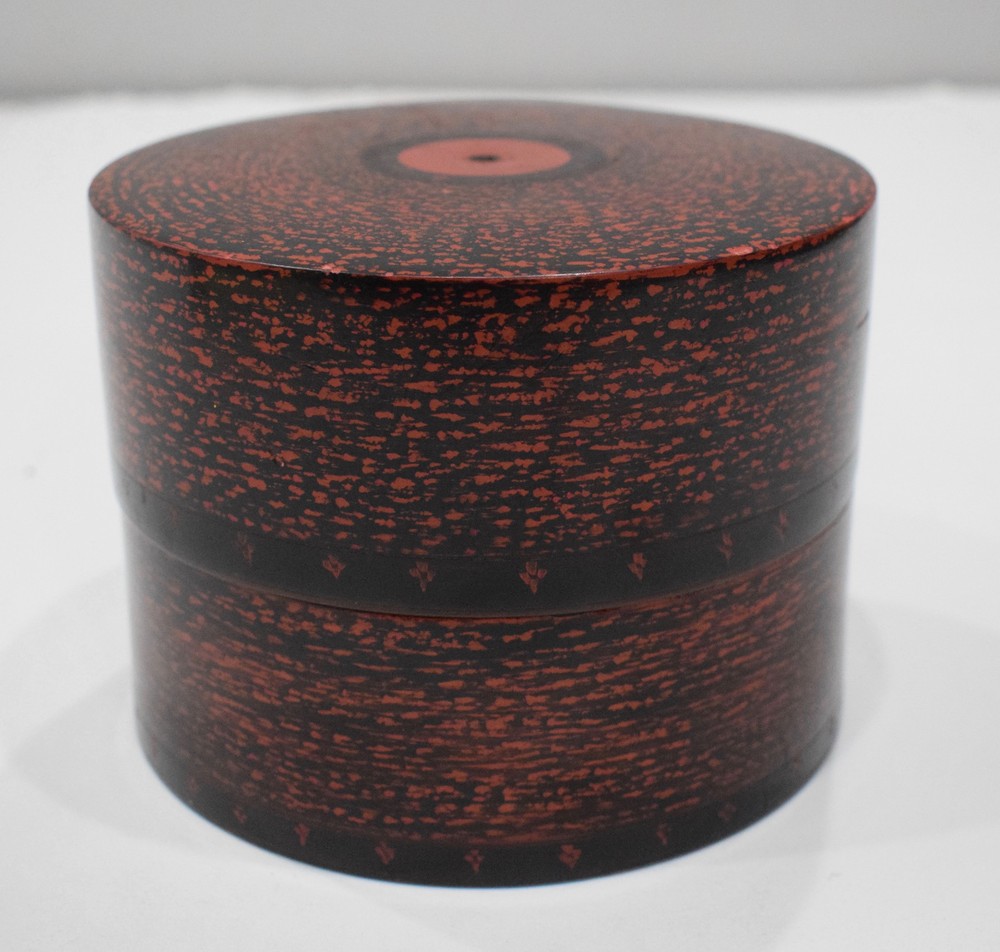 Spice Box Middle Eastern Rosewood Painted Lacquered Spice Box