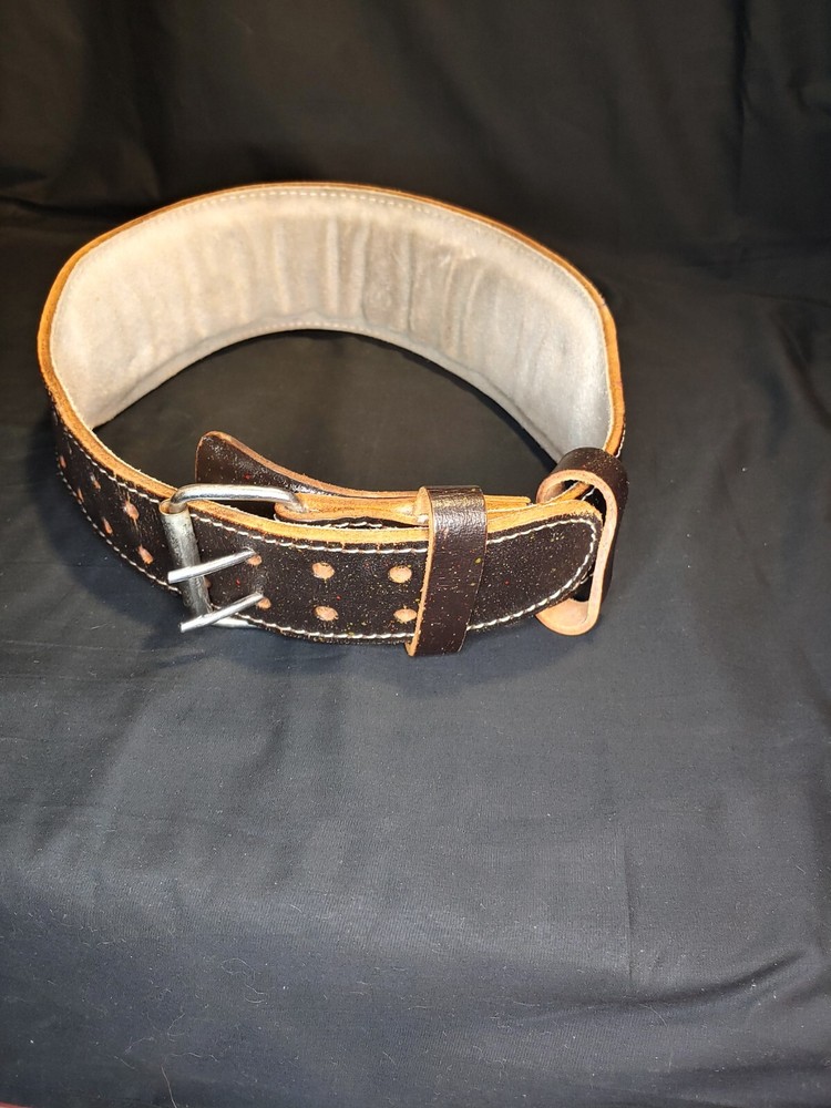 Weider Weight Lifing Leather Belt Small with padding