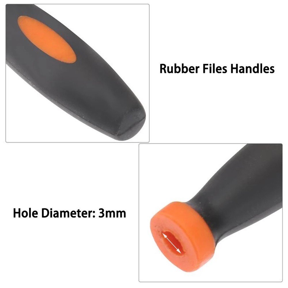 Handles File Rubber Files Handles Replacements Rubber Smooth Accessories