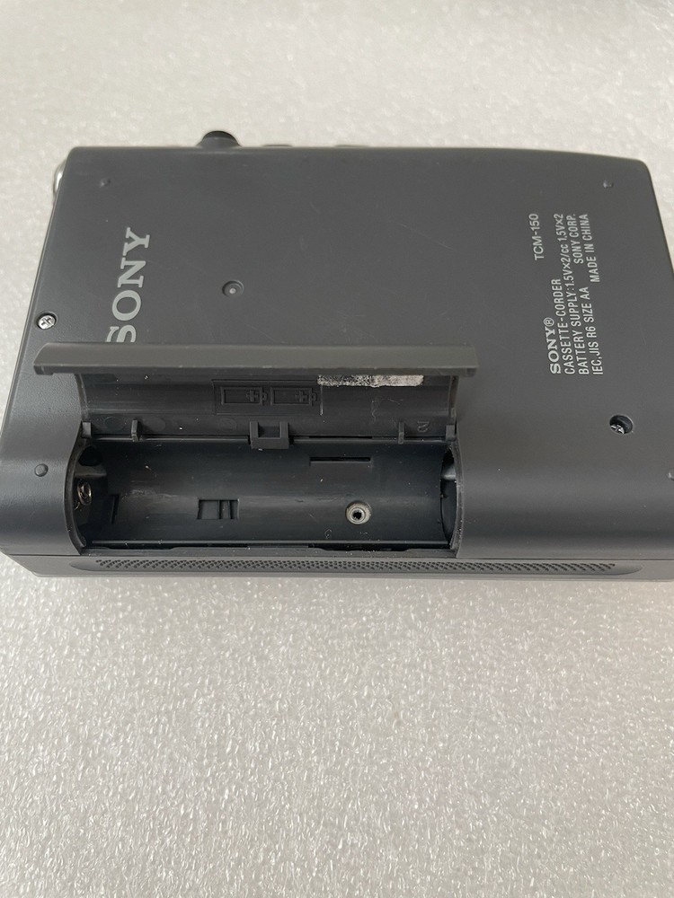 Sony TCM-150 Handheld Cassette-Corder (Player & Recorder) - Please READ