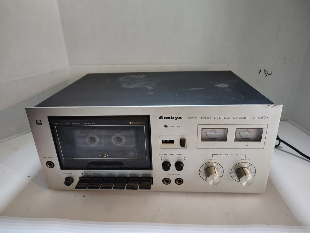 Vintage Sankyo STD-1700 Stereo Cassette Deck Dolby System