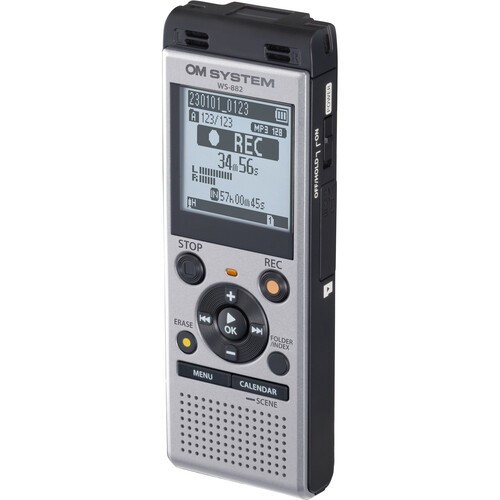 Reconditioned OM SYSTEM WS-882 Digital Voice Recorder- Silver