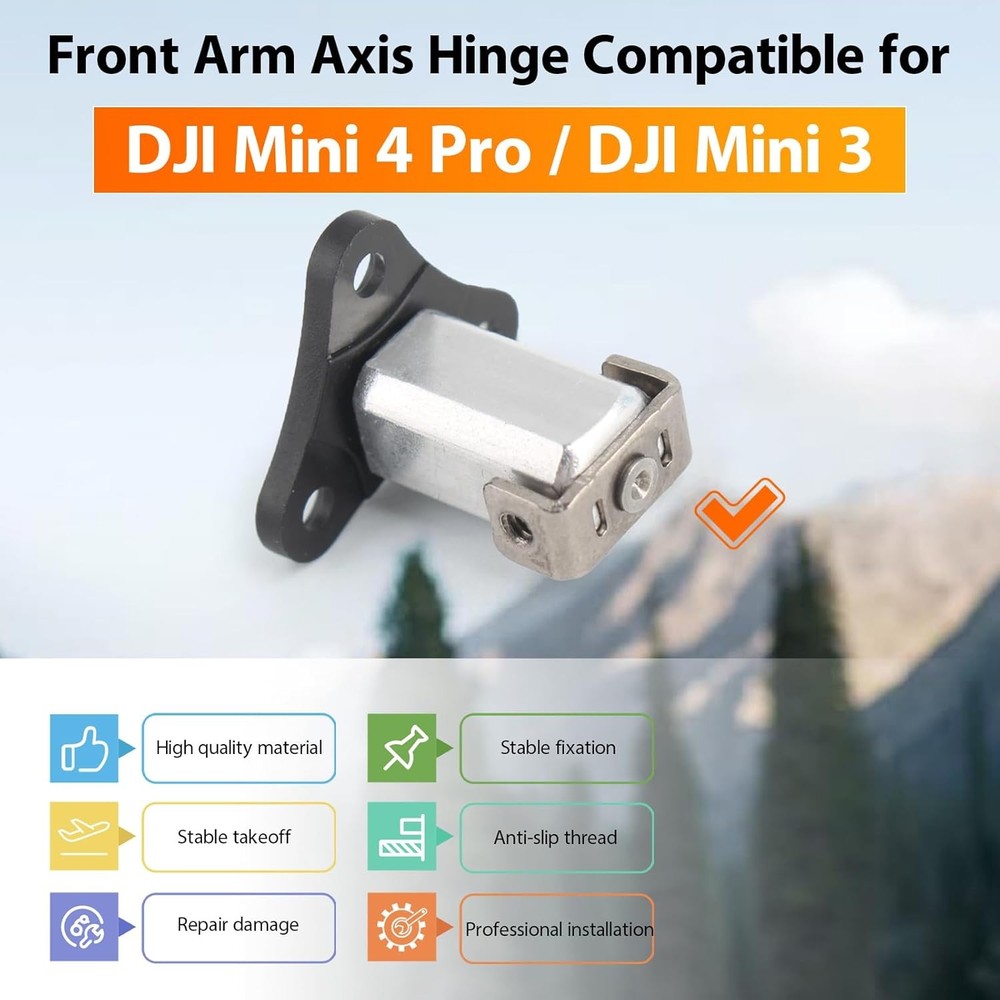Front Arm Axis Replacement for DJI mini 4 pro/Mini 3 Hinges Arm...