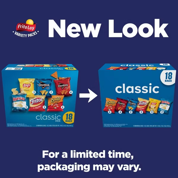 Frito-Lay Variety Pack Classic Mix - 18ct