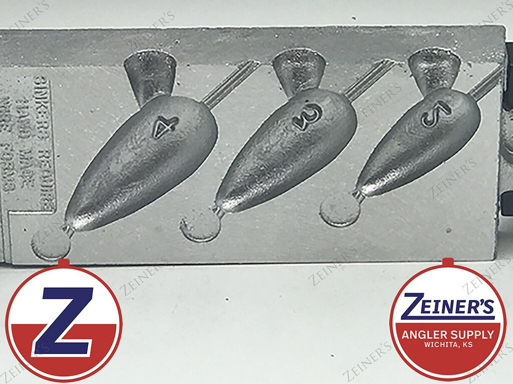 3275 New Do It Claw Sinker Mold 3 Sizes 2, 3, 4 oz
