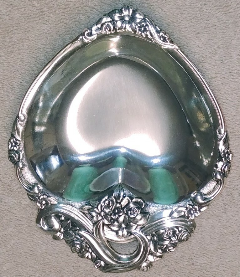 Godinger Silver Plated Heart Shaped Candy Trinket Dish