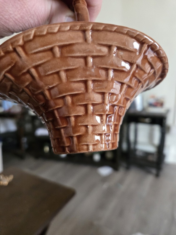 Byron Molds Vintage Ceramic Basket