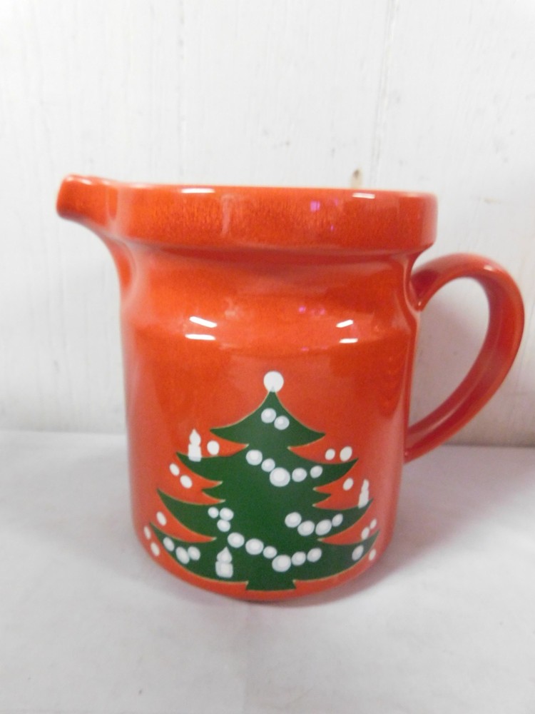 Waechtersbach Red Christmas Tree 1 Quart Pitcher