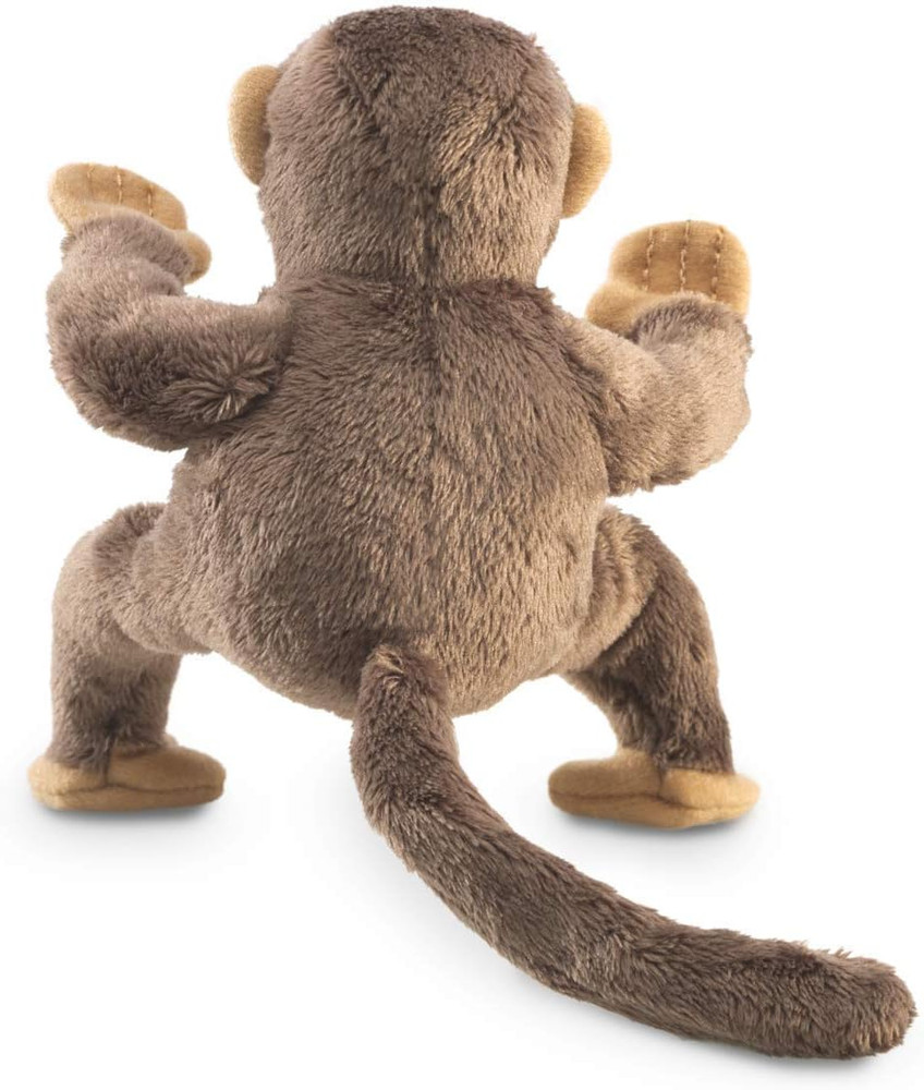 Mini Monkey Finger Puppet , Brown