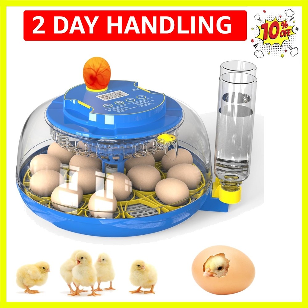 Incubator for Hatching Eggs with Automatic Egg Turning & Temperature/Humidity...