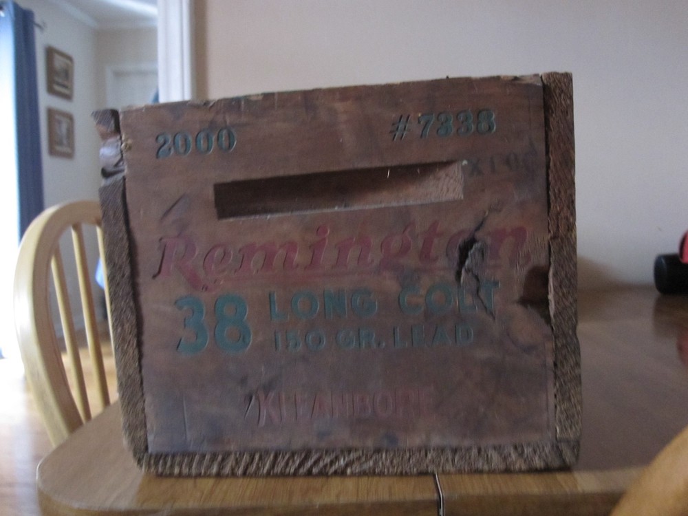 Remington 38 LONG COLT WITH 39 EMPTY AMMO BOXES