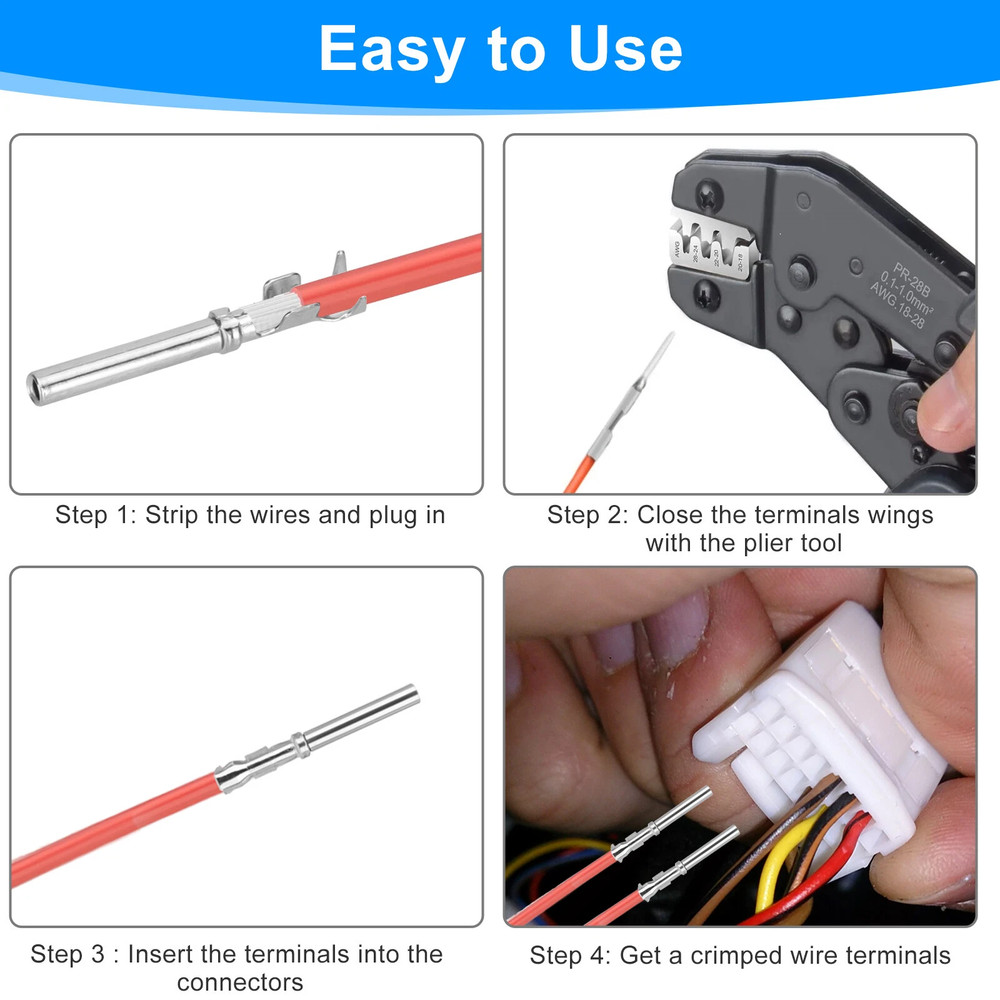 420PC Connector Pins 21 Types Electrical Wire Terminals 18PCS Extractor Tool Kit