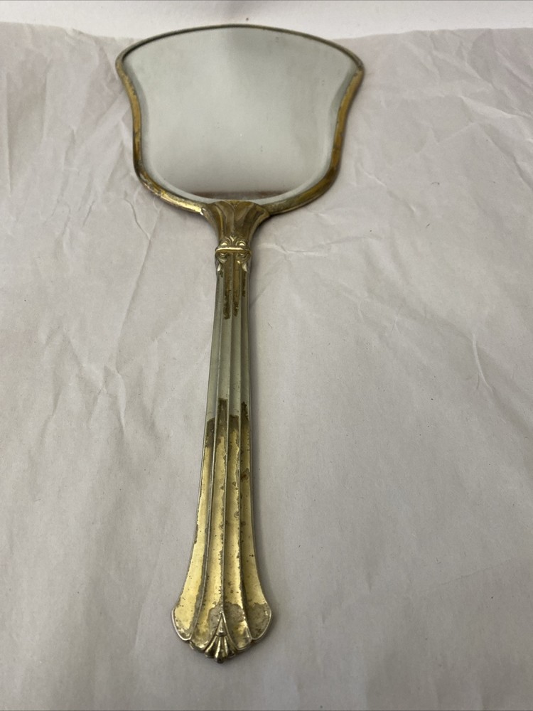 Antique Handheld mirror 14” V6