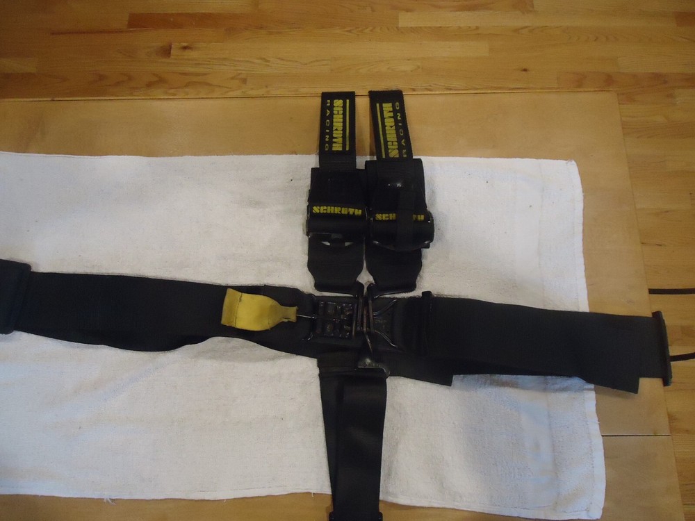 SCHROTH RACING SEAT BELTS BLACK #2