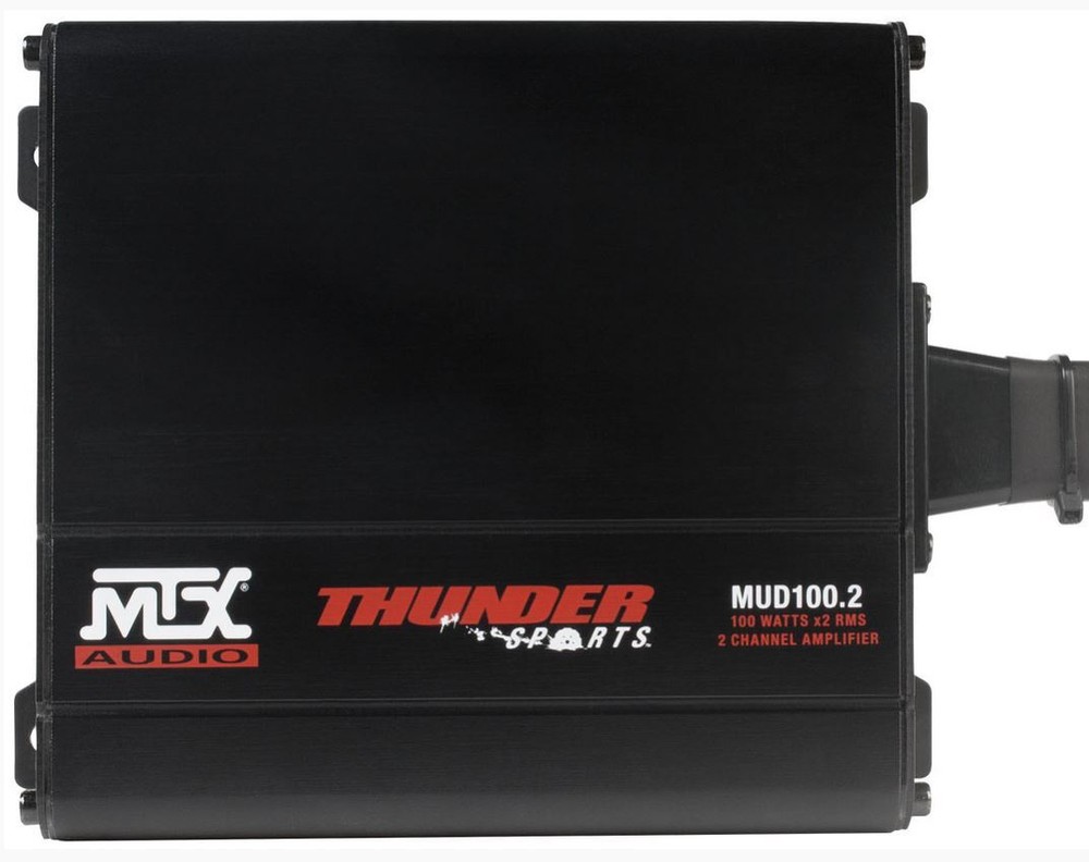 MTX UNI-2-MUDBTRC UTV Audio Kit-Amplifier+4 Roll Cage Speakers+Bluetooth Control