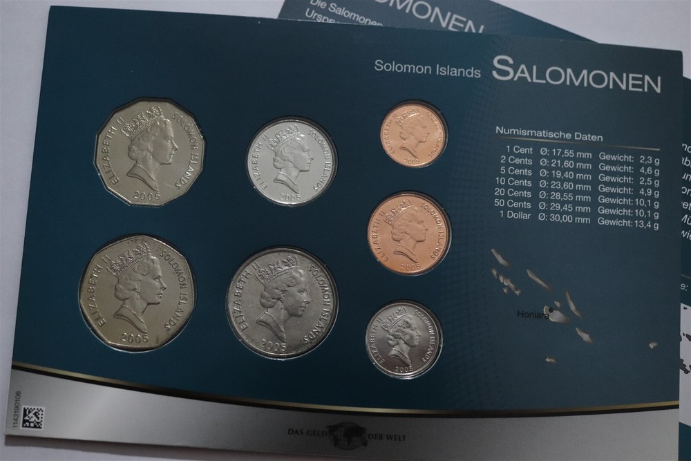 🧭 🇸🇧 SOLOMON ISLANDS MINT SET WITH COA B79 #96