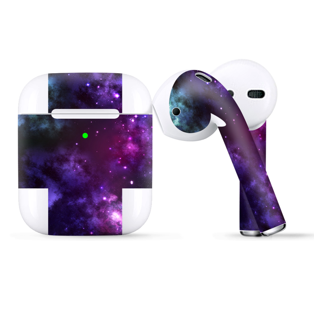 Skins Wraps compatible for Apple Airpods Space Gasses