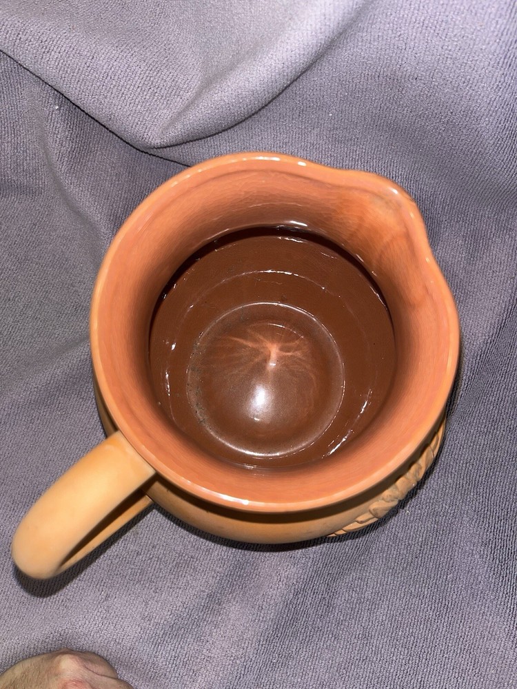 Terra Cotta Sunflower Pitcher