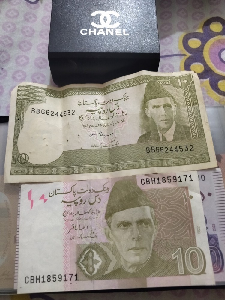pakistan 10 rupees notes