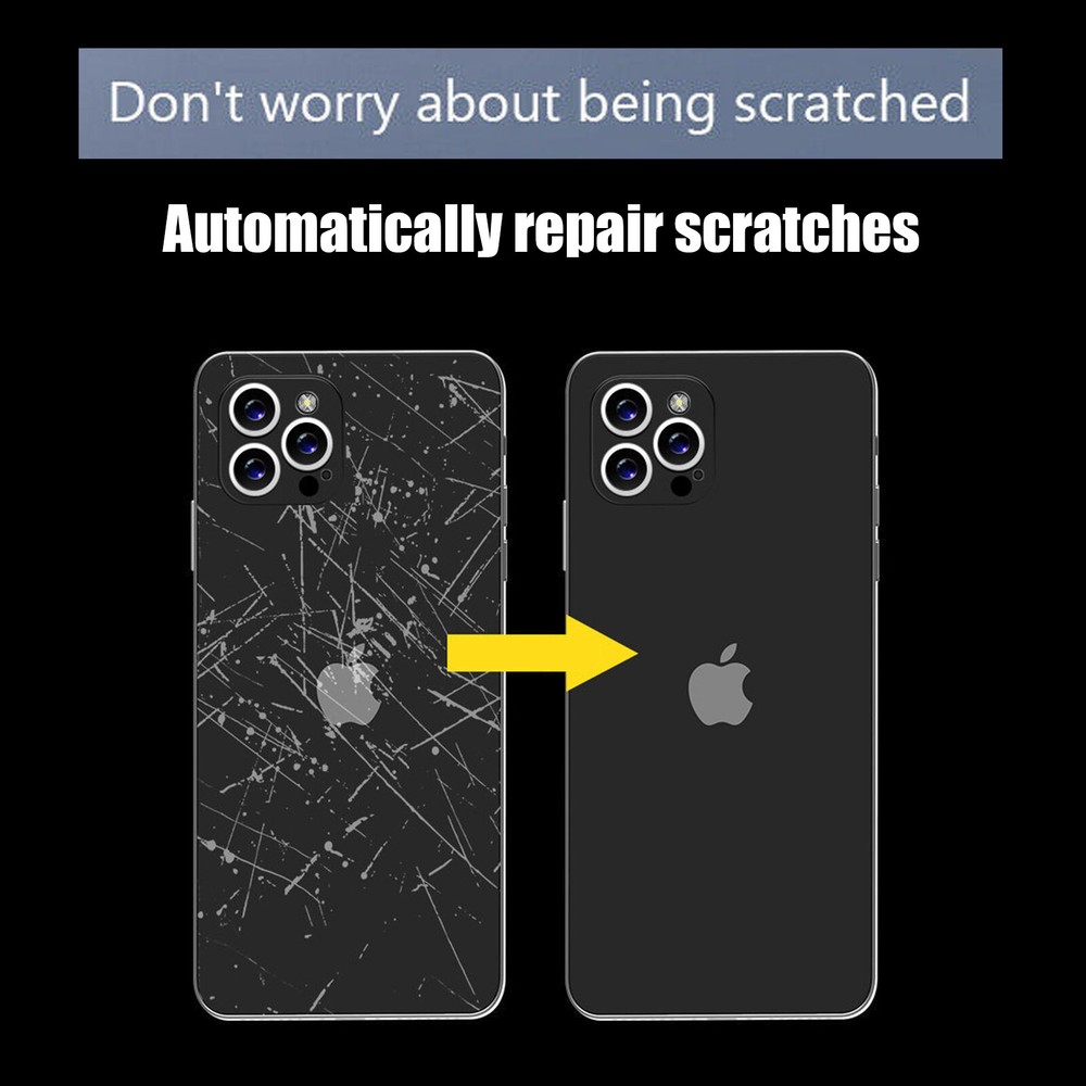 Hydrogel Film Soft Screen Protector For iPhone 14 15 Pro Max 12 13 11 Back+Front