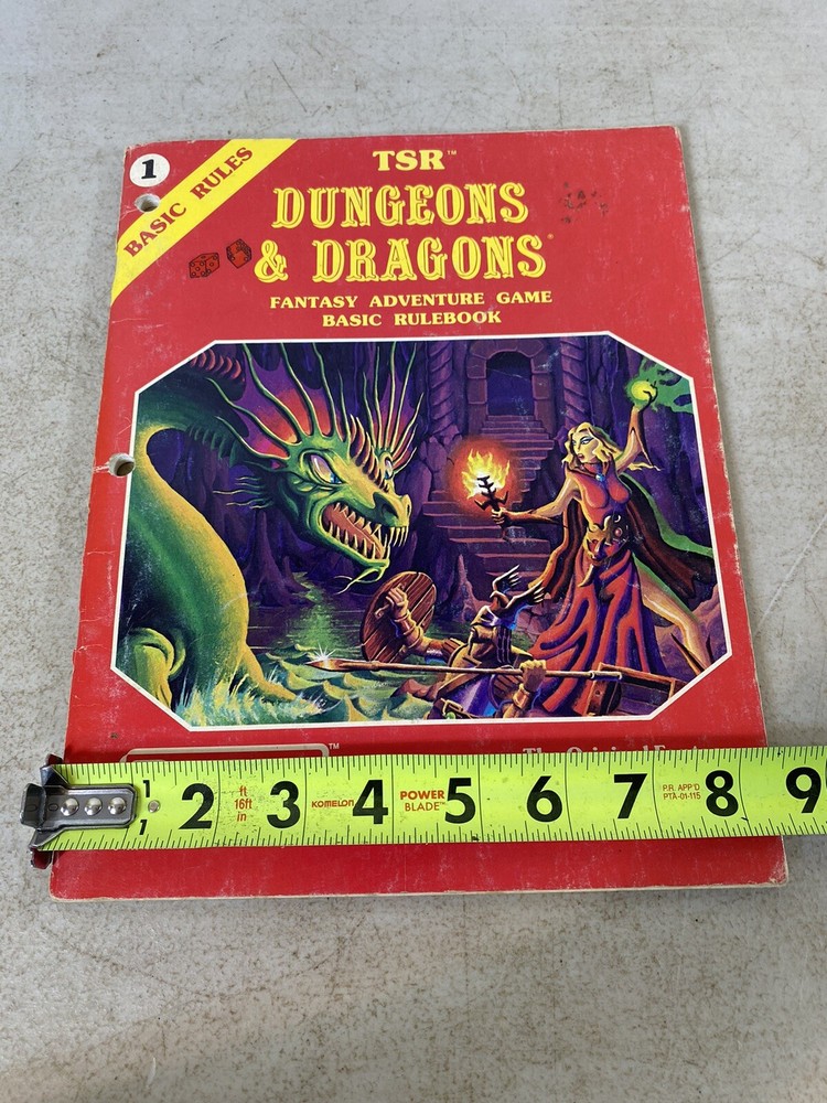 TSR Dungeons & Dragons Basic Rules 1980 Adventure Game Book 29E13