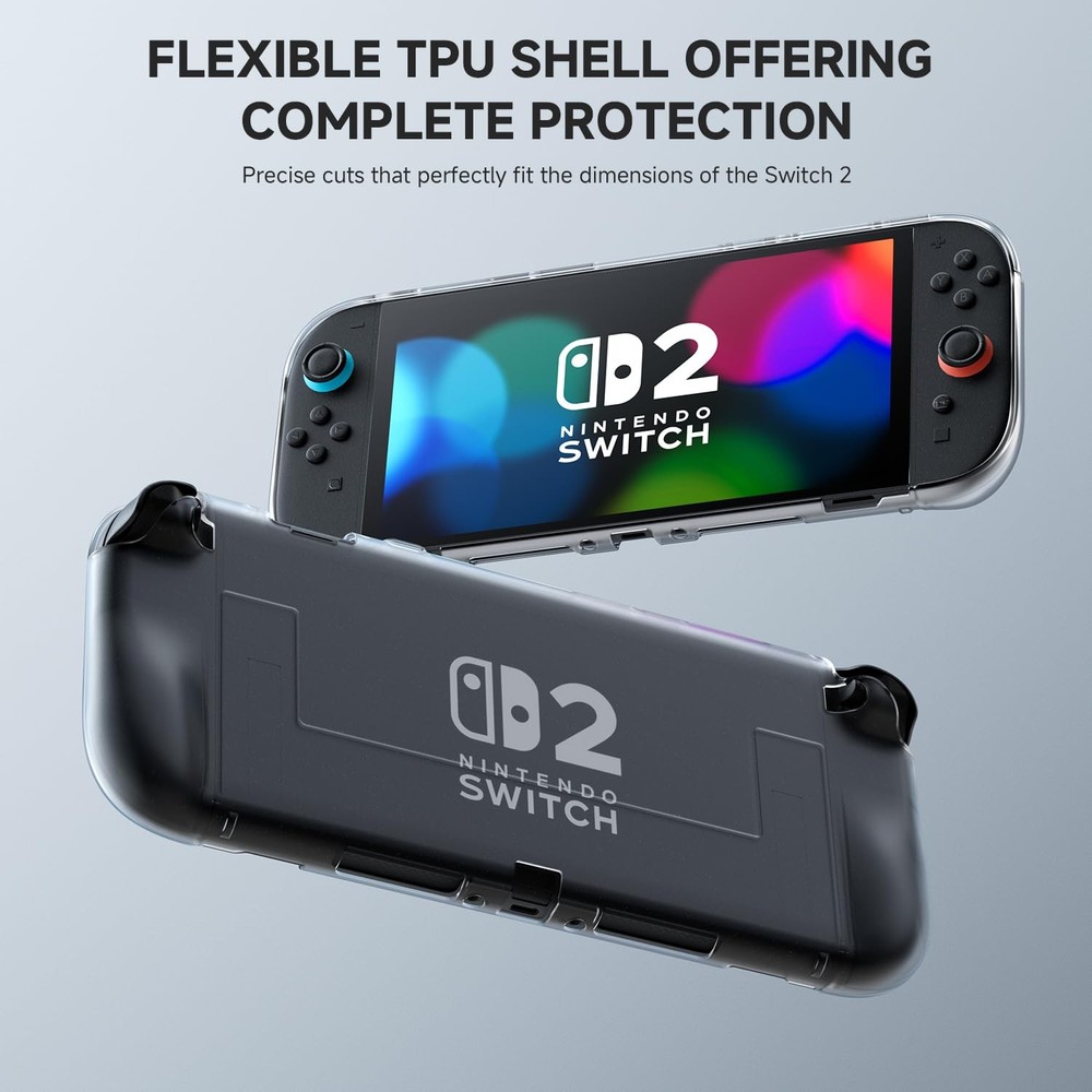 ECHTPower Accessories Bundle for Nintendo Switch 2, 2 Carrying Dark
