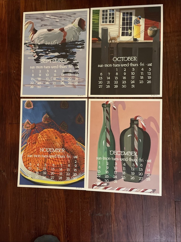 1991 Kate Libby Calendar Posters. 11x14.