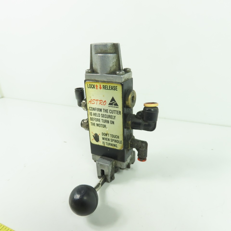 Astro Pneumatic Spindle Lock Control Mechanism