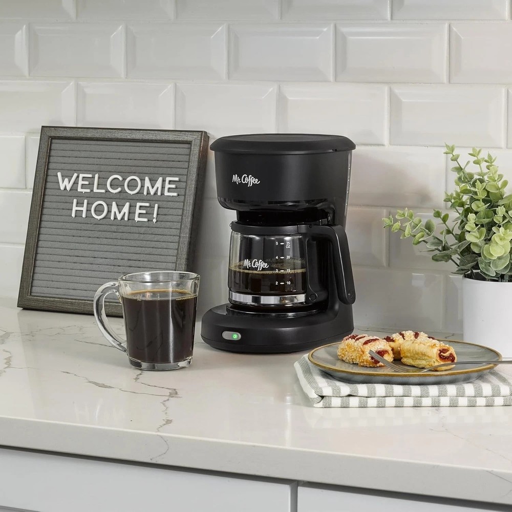 5-Cup Mini Brew Switch Coffee Maker, Black