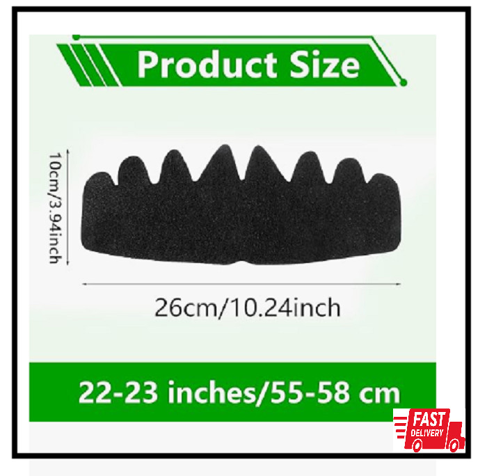 10 PCS Black Baseball Caps Inserts, Flexible Washable Hat Shaper Insert Reusable