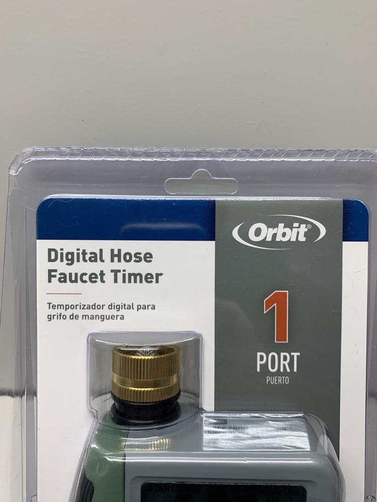 Orbit 62056 Single Dial 1 Port Digital Hose Faucet Programmable Timer