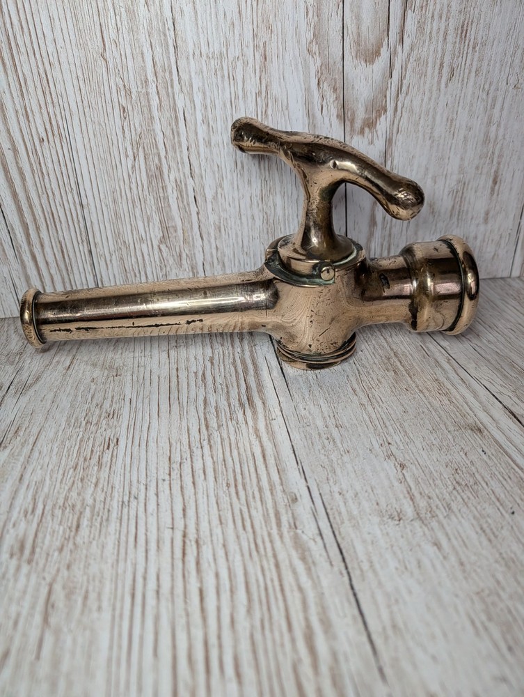 BRASS FIRE SERVICE HOSE CONNECTOR/NOZZLE