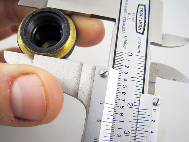 40/0.65 160/0.17 MICROSCOPE OBJECTIVE 40X/0.65