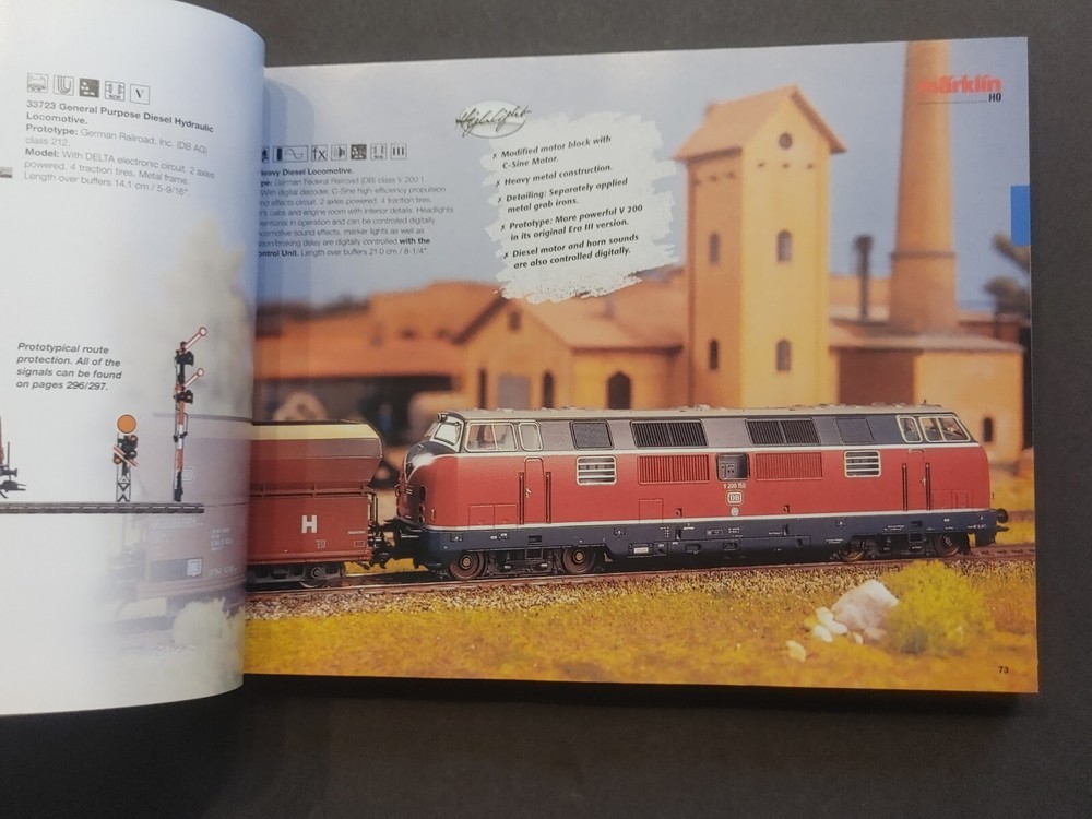 2000/01 E MARKLIN HO TRAIN CATALOG VG