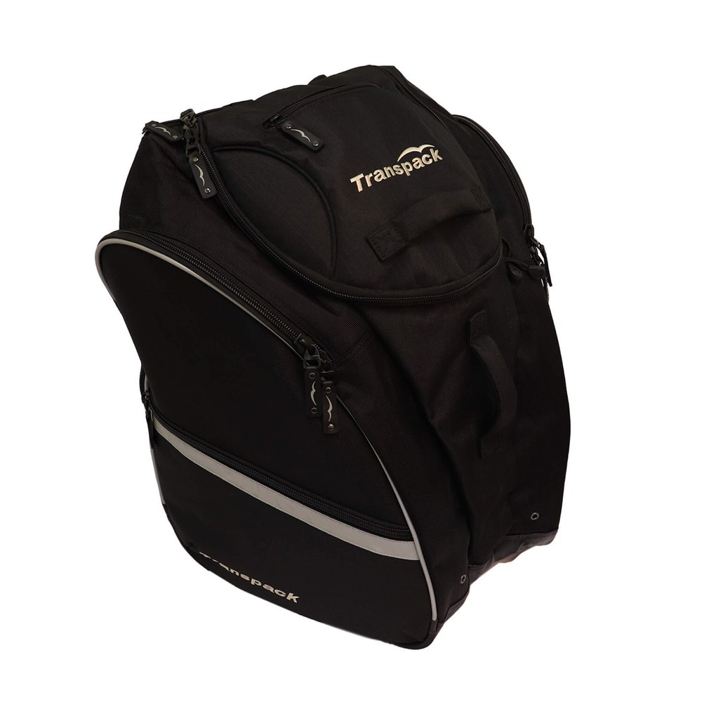 Transpack Competition Pro Ski / Snowboard Boot Bag Backpack 80L Black w/ Silver