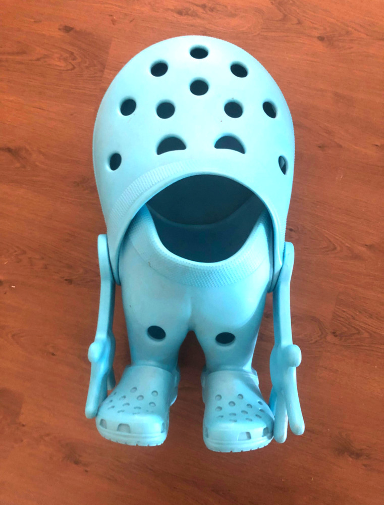 Crocs Man Croslite Store Display blue 27"