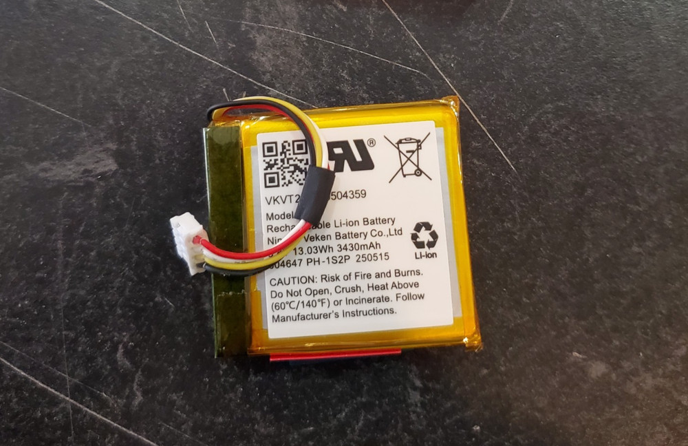 Qolsys QR0041-840 IQ Panel 2 Battery Replacement Open Box