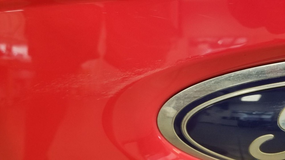 21 FORD F150 XLT TAILGATE ASSEMBLY RED WITHOUT STEP OPTION