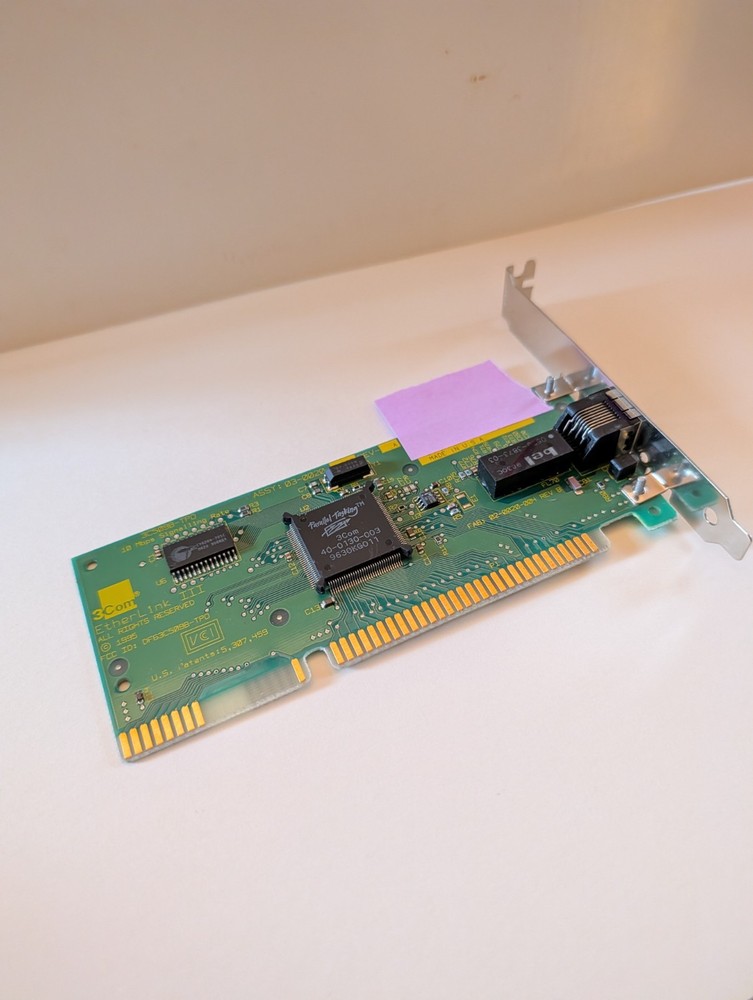 3Com EtherLink III 3C509B-TP 10Mbps ISA Ethernet Network Card