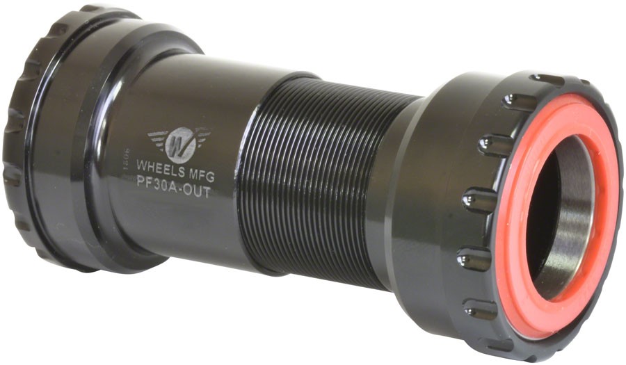 Wheels Manufacturing PF30A Thread Bottom Bracket - DUB Spindle, ABEC-3 Bearing