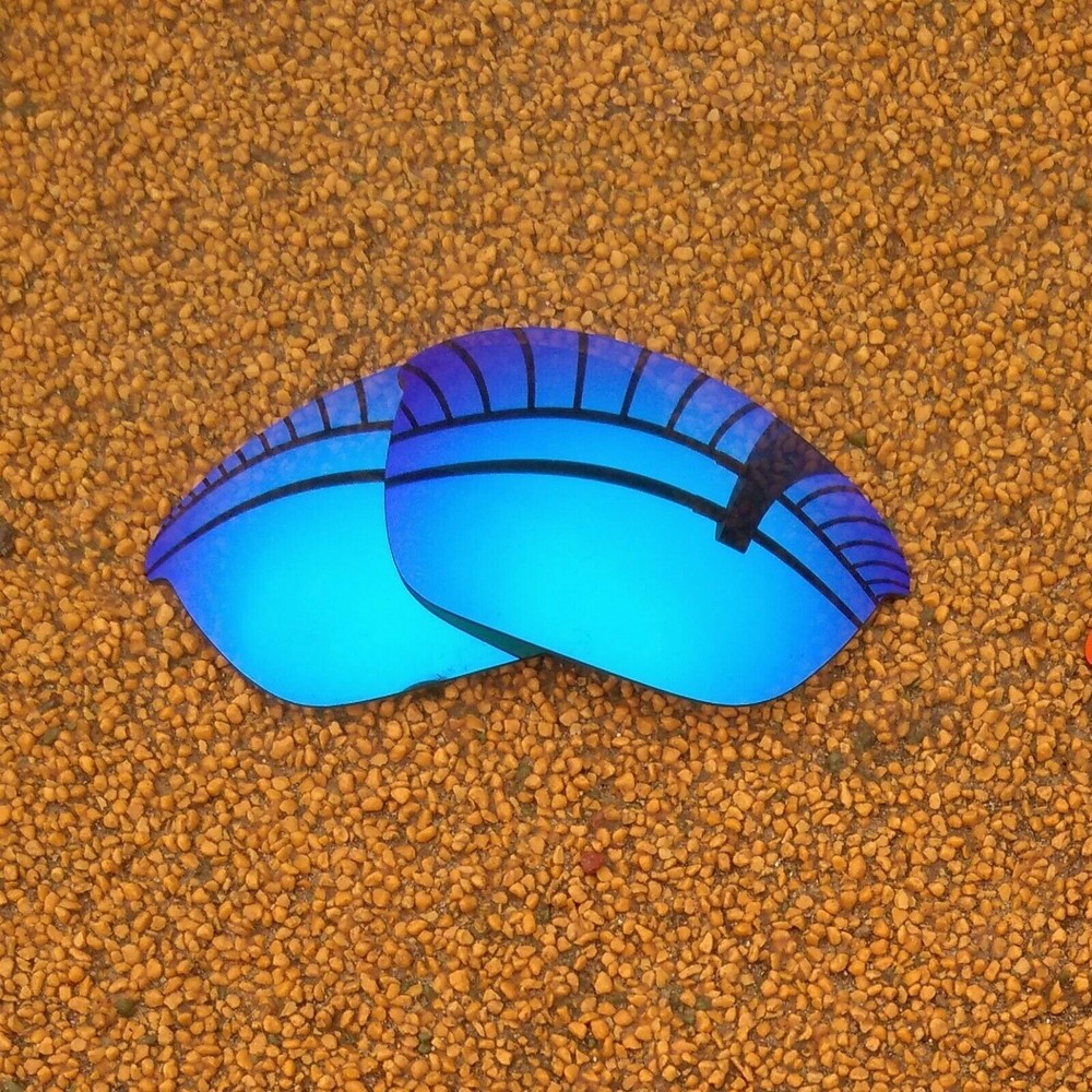 US Polarized Lenses Replacement for-OAKLEY Half Jacket 2.0 - Ice Blue Mirror
