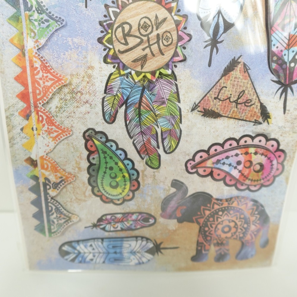 Crafters Square Bohemian Stickers Set