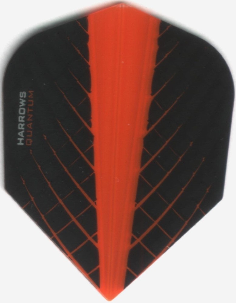 Orange Harrows QUANTUM Dart Flights: 3 per set