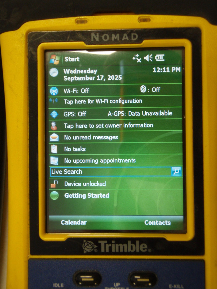 Nomad Trimble Data Collector with battery - Used - Tested