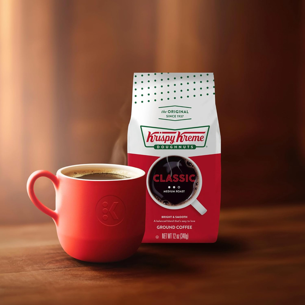 Doughnuts, Classic, Ground Coffee, Medium Roast, Bagged 12Oz