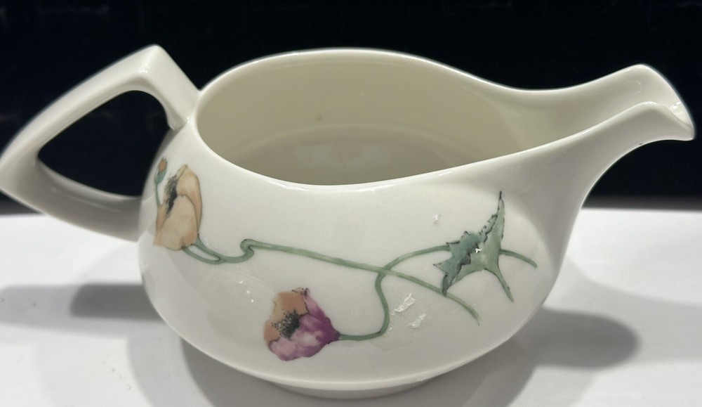 Sugar and Creamer 3” Set - Floral Design - Ceramic - TMC Eastern Chinaware - EUC